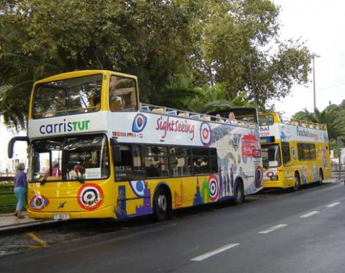 destaque PANORAMIC BUS TOUR IN MADEIRA, YELLOW BUS