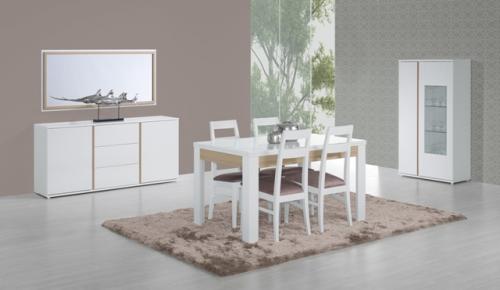 img-SALA JANTAR CHIADO BRANCO/CARVALHO