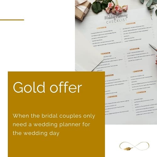 destaque WEDDING PLANNER GOLD OFFER