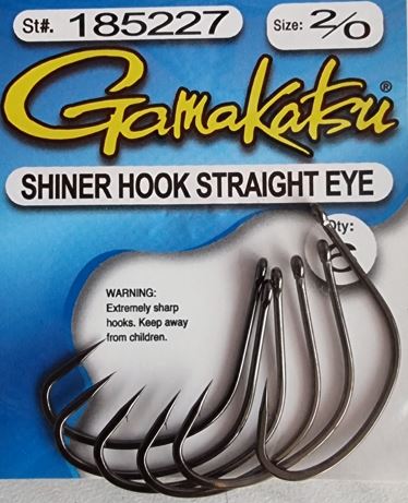 img-ANZOL GAMAKATSU SHINER HOOK STRAIGHT EYE