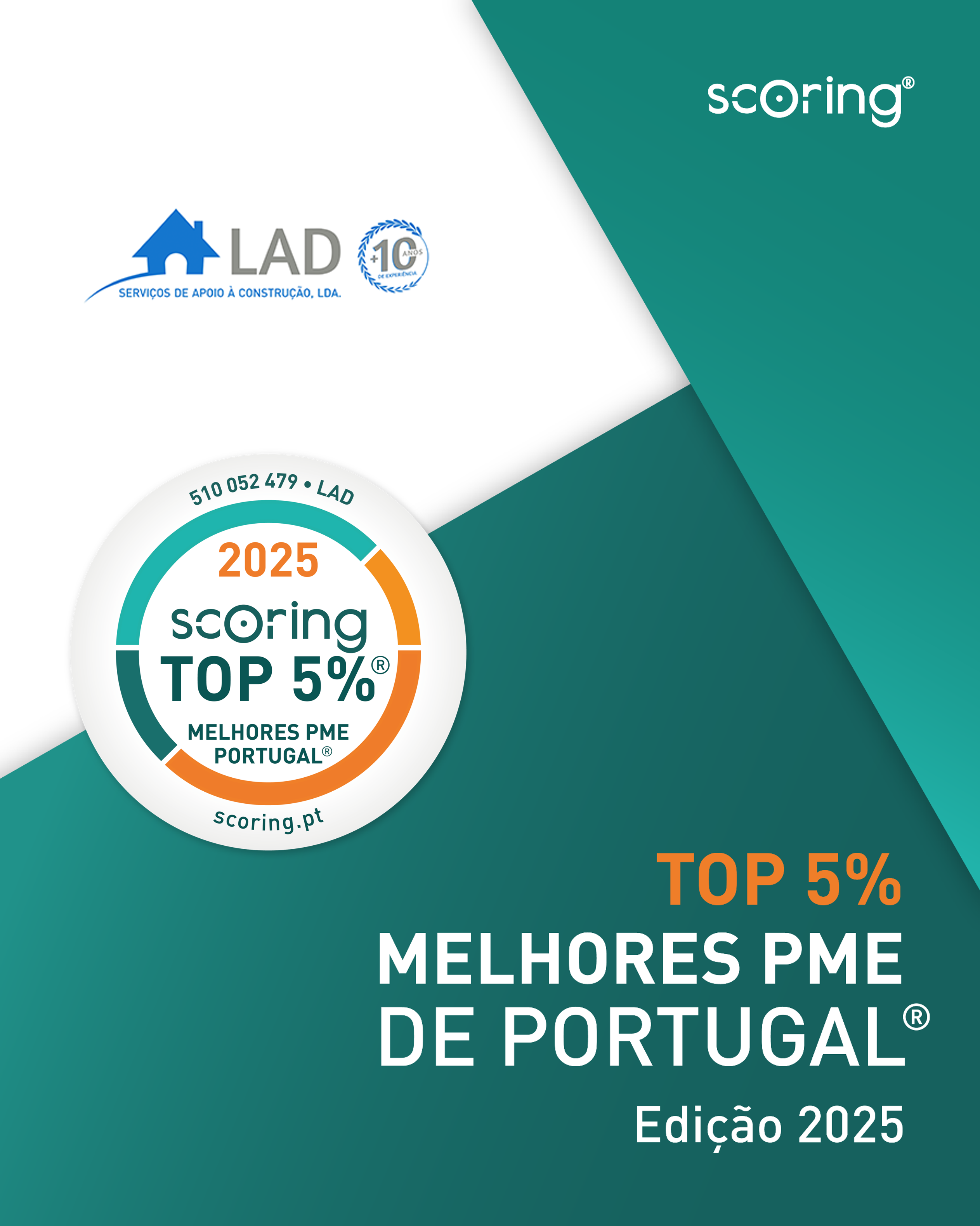 TOP 5% melhores PME de Portugal 2025